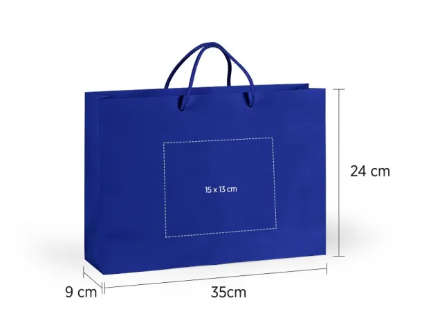 DINA HO paper bag Royal blue