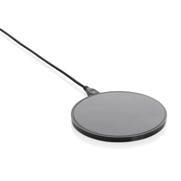  RCS standard recycled plastic 10W wireless charger - XD Collection Black 