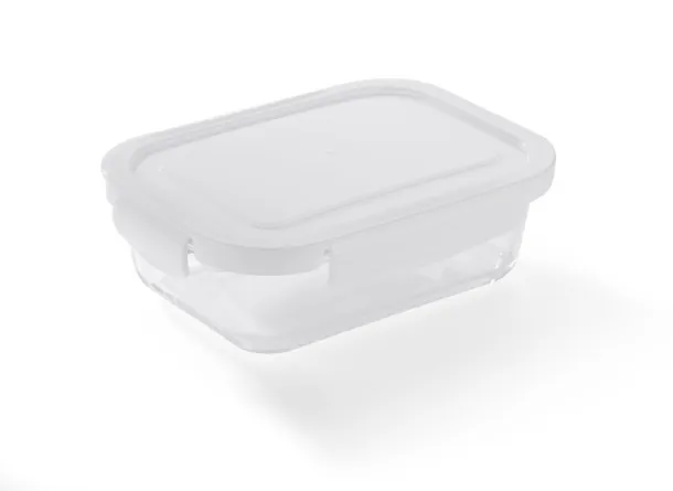 LASO Glass food container  500 ml White