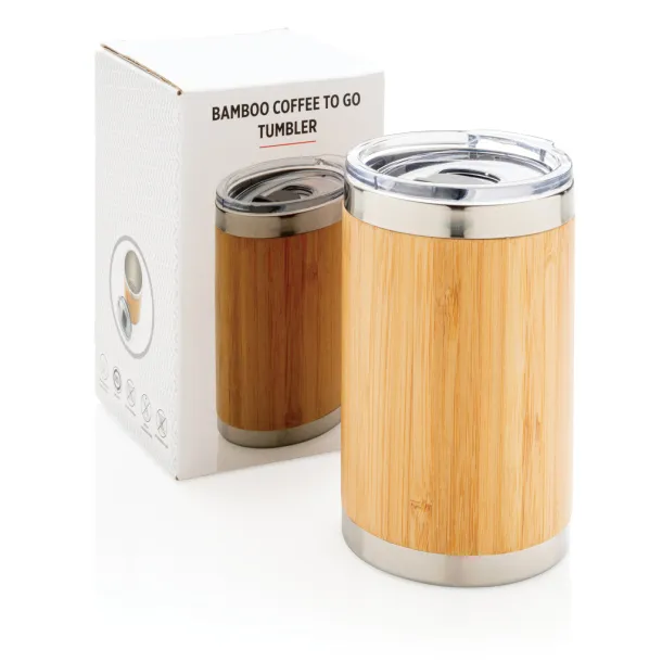  Bamboo coffee to go tumbler - XD Collection Brown 