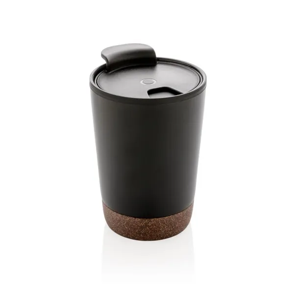  GRS RPP stainless steel cork coffee tumbler - XD Collection Black 