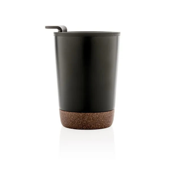  GRS RPP stainless steel cork coffee tumbler - XD Collection Black 