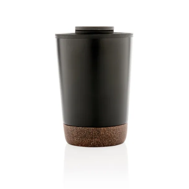  GRS RPP stainless steel cork coffee tumbler - XD Collection Black 