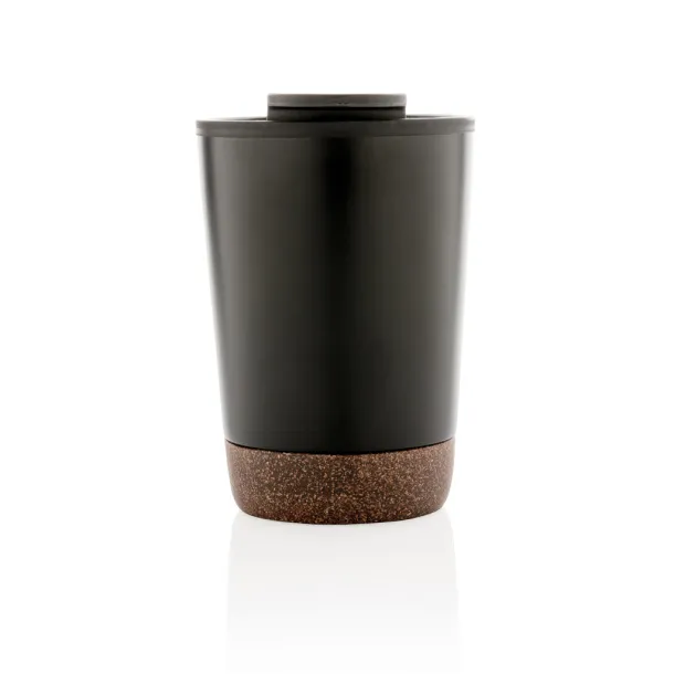  GRS RPP stainless steel cork coffee tumbler - XD Collection Black 