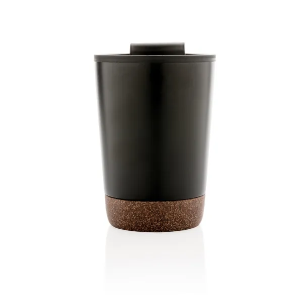  GRS RPP stainless steel cork coffee tumbler - XD Collection Black 