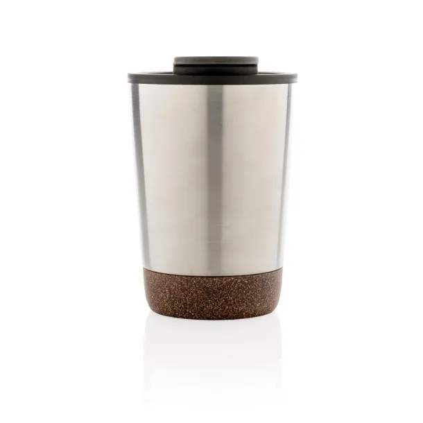  GRS RPP stainless steel cork coffee tumbler - XD Collection Silver 