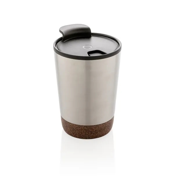  GRS RPP stainless steel cork coffee tumbler - XD Collection Silver 