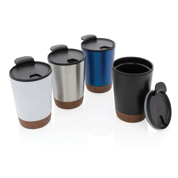  GRS RPP stainless steel cork coffee tumbler - XD Collection Silver 