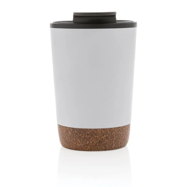  GRS RPP stainless steel cork coffee tumbler - XD Collection White 