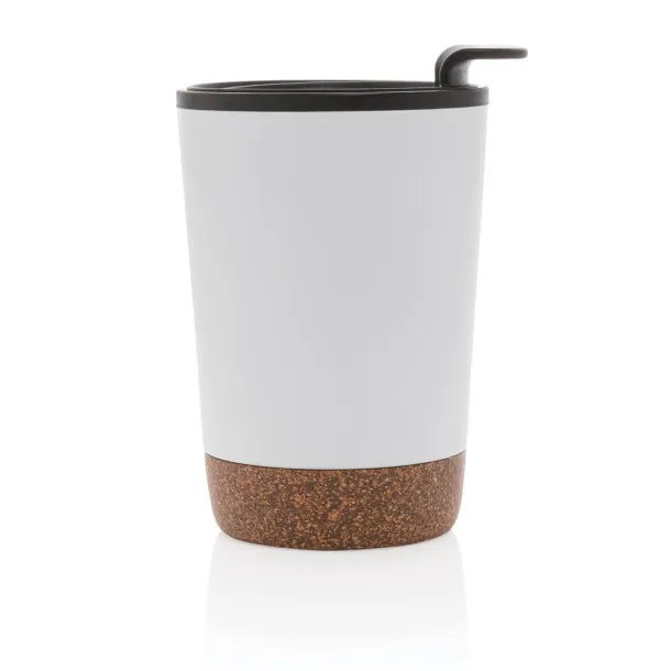  GRS RPP stainless steel cork coffee tumbler - XD Collection White 