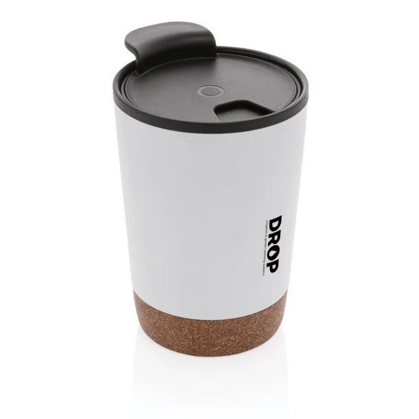  GRS RPP stainless steel cork coffee tumbler - XD Collection White 