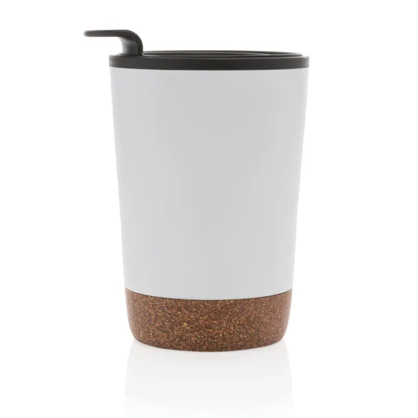  GRS RPP stainless steel cork coffee tumbler - XD Collection White 