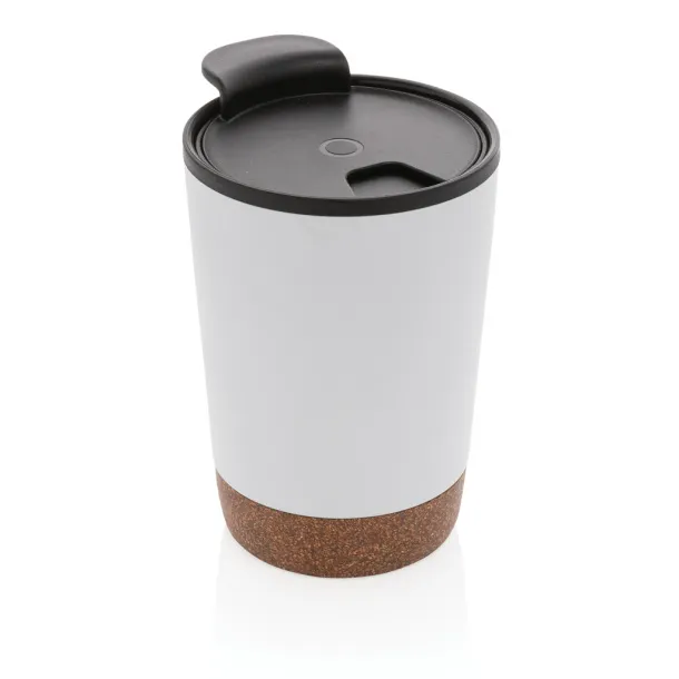  GRS RPP stainless steel cork coffee tumbler - XD Collection White 