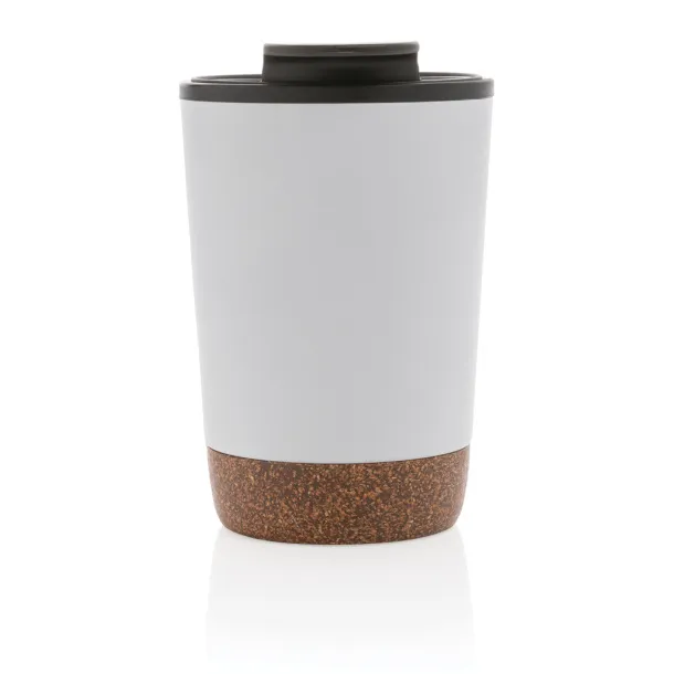  GRS RPP stainless steel cork coffee tumbler - XD Collection White 