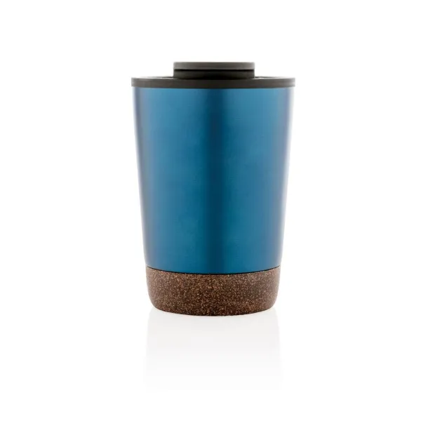  GRS RPP stainless steel cork coffee tumbler - XD Collection Blue 