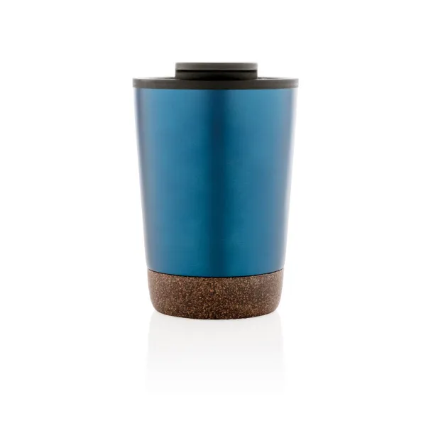  GRS RPP stainless steel cork coffee tumbler - XD Collection Blue 