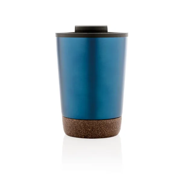  GRS RPP stainless steel cork coffee tumbler - XD Collection Blue 