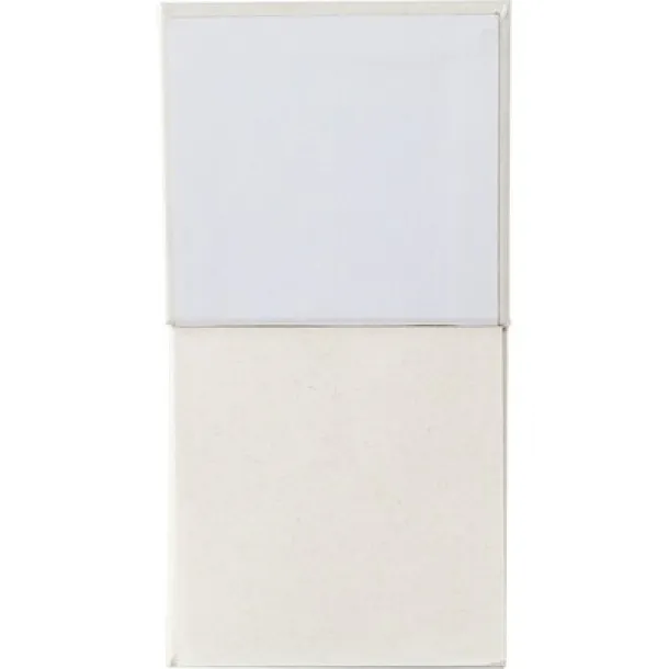  Recycled milk carton note block white