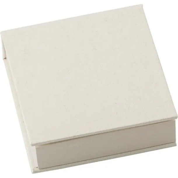  Recycled milk carton note block white