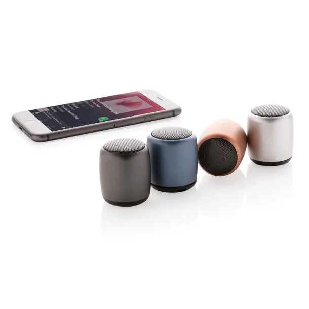  Mini aluminum wireless speaker - XD Collection Anthracite 