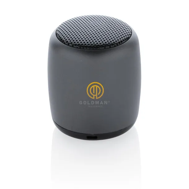  Mini aluminum wireless speaker - XD Collection Anthracite 