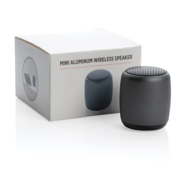  Mini aluminum wireless speaker - XD Collection Anthracite 