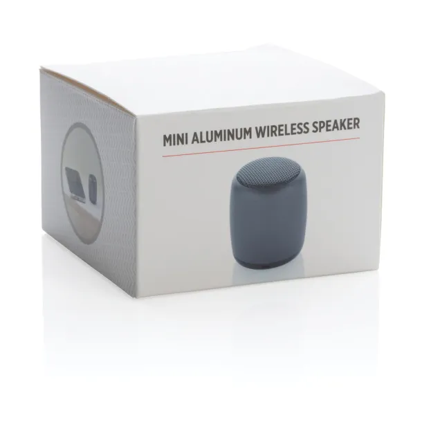  Mini aluminum wireless speaker - XD Collection Anthracite 