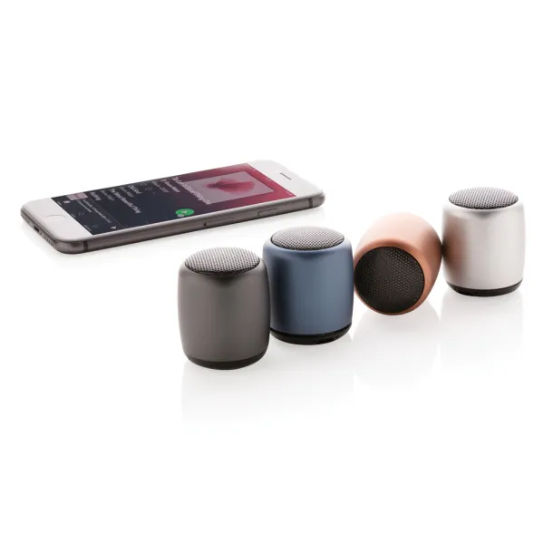  Mini aluminum wireless speaker - XD Collection Anthracite 