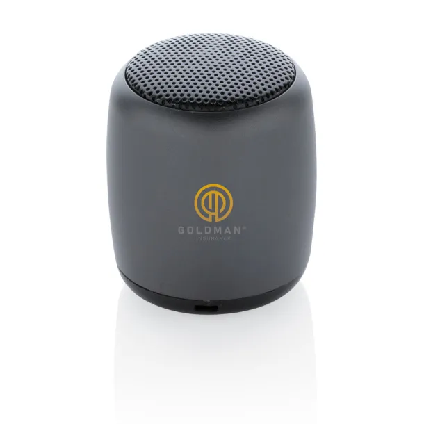  Mini aluminum wireless speaker - XD Collection Anthracite 