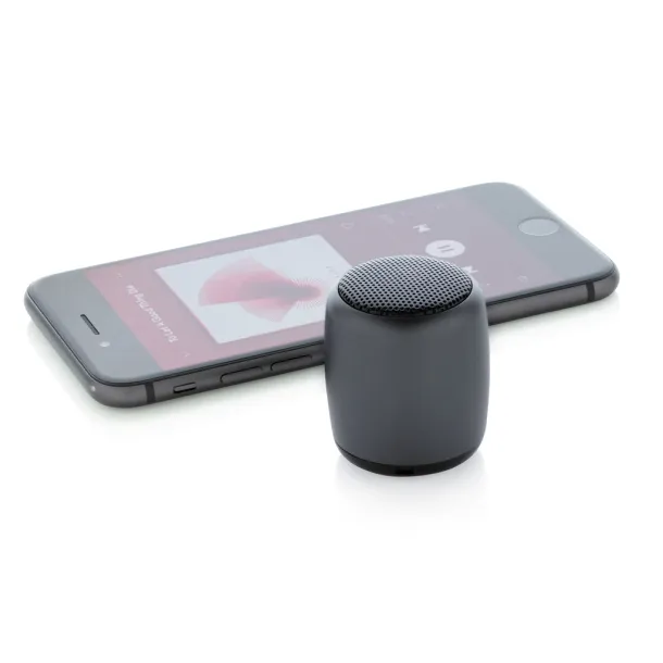  Mini aluminum wireless speaker - XD Collection Anthracite 