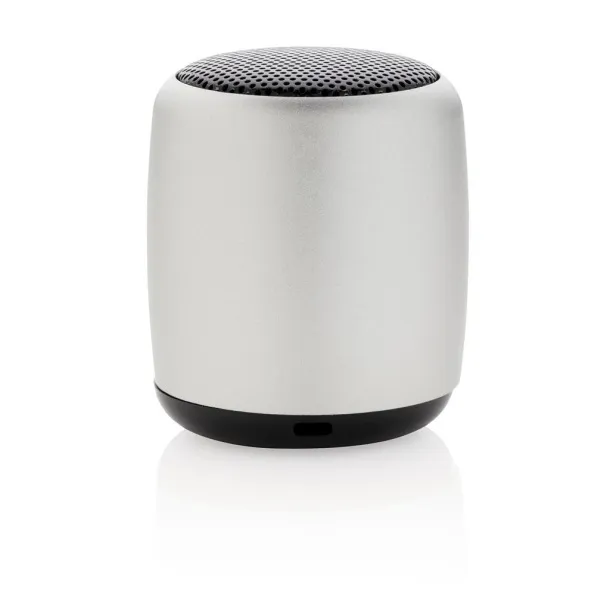  Mini aluminum wireless speaker - XD Collection Silver 