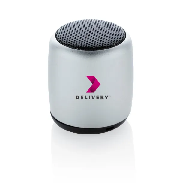  Mini aluminum wireless speaker - XD Collection Silver 