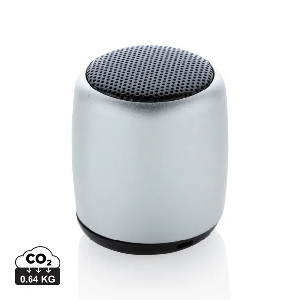  Mini aluminum wireless speaker - XD Collection Silver 