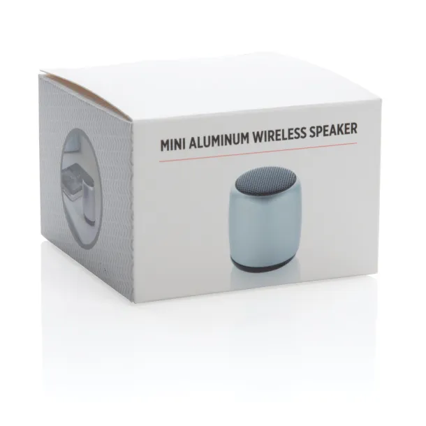  Mini aluminum wireless speaker - XD Collection Silver 