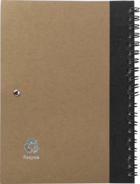 Stella Wire bound notebook with ballpen. 