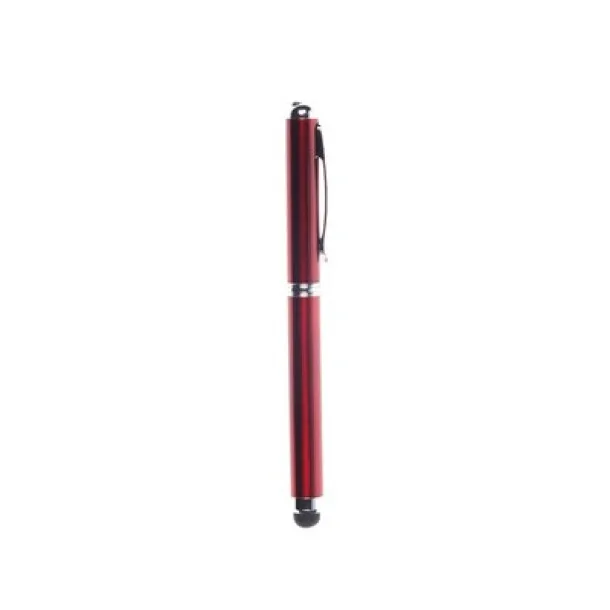  Laser pointer with LED light, ball pen, touch pen Crvena