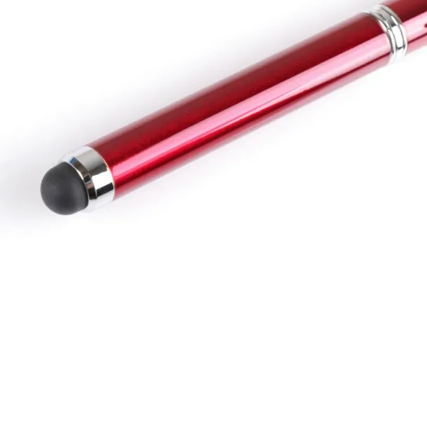  Laser pointer with LED light, ball pen, touch pen Crvena