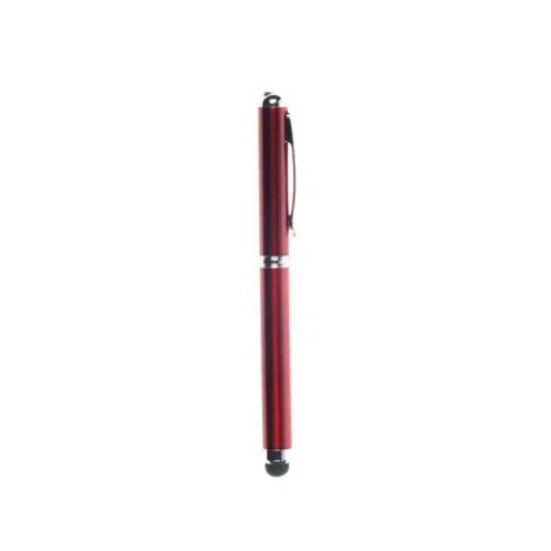  Laser pointer with LED light, ball pen, touch pen Crvena