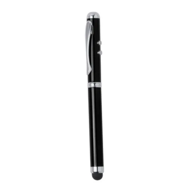  Laser pointer with LED light, ball pen, touch pen black