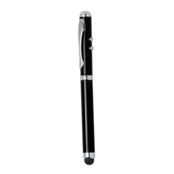  Laser pointer with LED light, ball pen, touch pen Crna