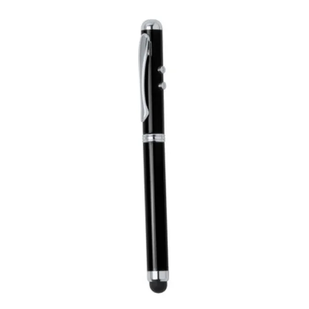  Laser pointer with LED light, ball pen, touch pen black