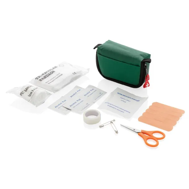  First aid set in pouch - XD Collection Green