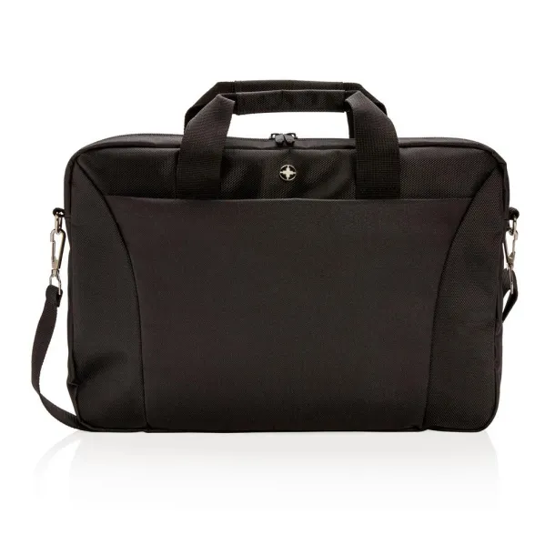  Swiss Peak 15.4” laptop bag - Swiss Peak Black 