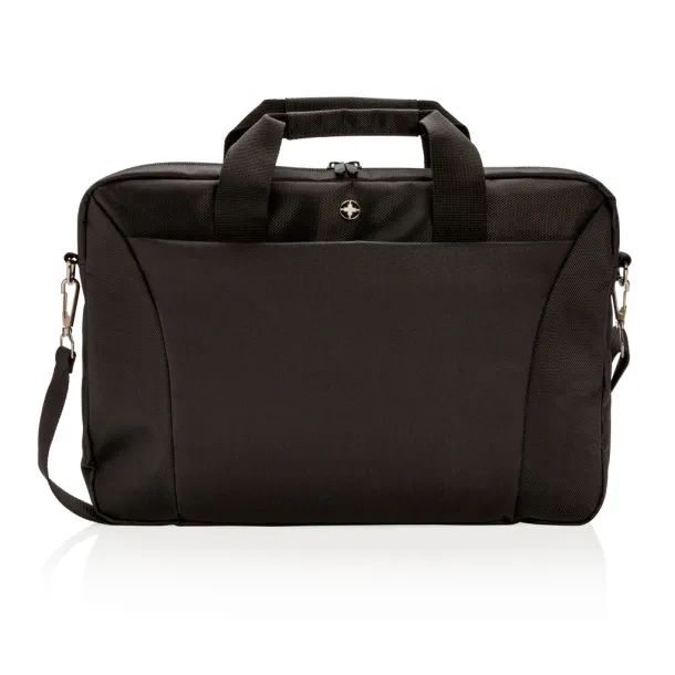  Swiss Peak 15.4” laptop bag - Swiss Peak Black 