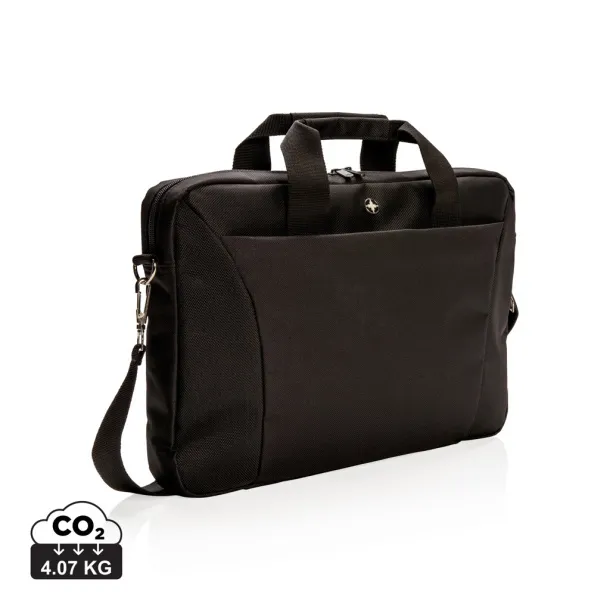  Swiss Peak 15.4” laptop bag - Swiss Peak Black 