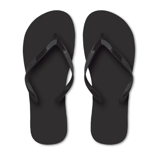 HONOLULU EVA beach slippers, size L Black