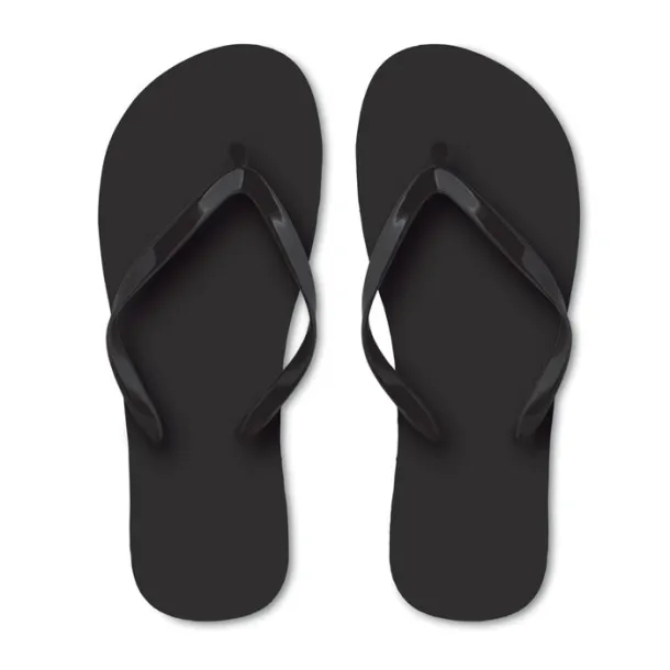 HONOLULU EVA beach slippers, size L Black