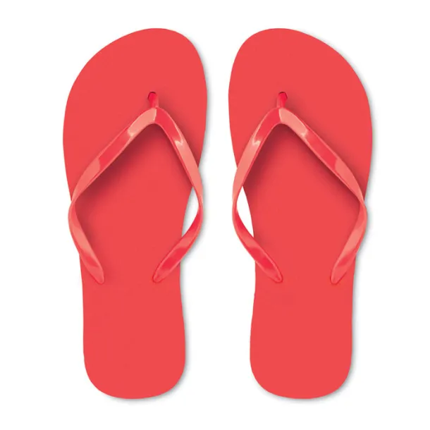 HONOLULU EVA beach slippers, size L Red