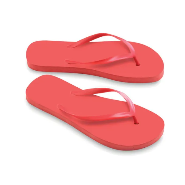 HONOLULU EVA beach slippers, size L Red