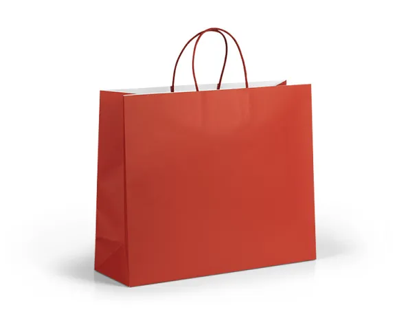 GIA paper bag - BRUNO Red